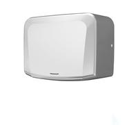 Automatic Hand Dryer,Wall Mounted Hand Drying Machine, 1250W Large Power and 10S Fast Drying, Hot/Cold Air Switching and 304 Stainless Steel Material, for Public Toilet, Bathrooms(Sliver)