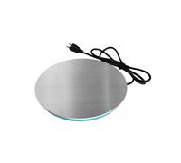 Automatic Heating Dog Bowl Travel Pet Dry Food Bowls for Cats Dogs Pink Dog Bowl Outdoor Drinking Water Bowl Heater Heating Base U.S. regulations/YY