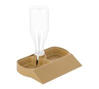 Automatic Herptile Hydration Station - Reptile Food and Water Dish Combo | Self-Filling Liquid Carafe plus Integrated Feeding Tray & Easy-Clean Resin for Gecko, Tortoise, Snake and Amphibians