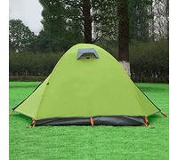Automatic Hydraulic Double Layers Tent for Camping Beach Outdoor Hiking Fishing Travel, Protection Waterproof Pop Up 2 Persons 4 Season Backpacking Tent with Carry Bag