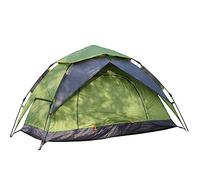 Automatic Hydraulic Double Layers Tent for Camping Beach Outdoor Hiking Fishing Travel, Protection Waterproof Pop Up 2 Persons 4 Season Backpacking Tent with Carry Bag