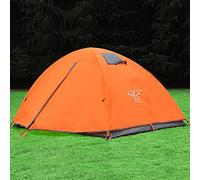 Automatic Hydraulic Double Layers Tent for Camping Beach Outdoor Hiking Fishing Travel, Protection Waterproof Pop Up 2 Persons 4 Season Backpacking Tent with Carry Bag