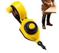 Automatic Ink Line Reel - Leak Proof Chalk Tool, Self Retracting Marking For Woodworking And Construction Layout, Durable Precision Measurement Professional Carpenter Accessory | Workshop Craft Builde
