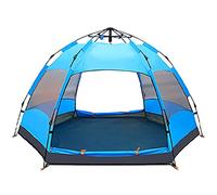 Automatic Instant Pop-up Tent For 3-4 Person, Outdoor Camping Double-Layer Dome Tent Ventilated Breathable and Lightweight