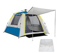 Automatic Instant Portable Beach Tent for 3-5 Person, Easy Up Tent Portable Camping Tents Waterproof for Travelling Beach BBQ Park Fishing Instant Sun Shade Shelter Canopy