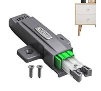 Automatic Lock, Cabinet Latch Device, Heavy Duty Rebound Latch with Smooth, Door Catch with Reliable Mechanism, Furniture Accessory, Safety Tool for Wardrobe Drawers Cabinet Doors