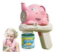 Automatic Machine - Cartoon Elephant Electric Maker for Kids, Handheld Outdoor Blower Toy for Wedding, Birthday Party, and Summer Playtime, and Beach Use 5.91in