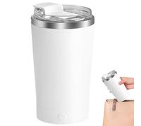 Automatic Magnetic Stirring Coffee Mug, 400ml Coffee Stir Cup with Lid, Portable Beverage Mug for Milk, Cocoa, Tea, or Hot Chocolate, Electric Self-Stirring Cup for Home, Office, Travel