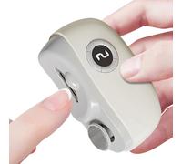 Automatic Nail Clipper - 3 Speed Rechargeable Polisher for Adults Kids and Seniors | LED Light Electric Fingernail and Toenail Trimmer with Smooth Filing Function for Safe Home Manicure