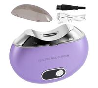 Automatic Nail Clipper, Electric Nail Trimmer, Recargable Clipper, Three Adjustable Speeds with Light, LCD Digital Display, for Children and Seniors, Travel Grooming, ABS