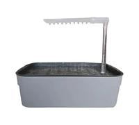 Automatic Parrot Bathtub, USB Powered Bird Shower, 12.99x8.66x10.24 Inches Compact Cockatiel Bath Tub with Water Circulation, Fun Pet Cage Bathing Toy for Small and Medium Birds