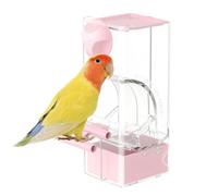 Automatic Parrot Feeder - Finches Feeding | Splash-Proof Lovebirds Feeder | for Animal Lovers Trainers Macaw Conure Shelters Zoo Aviaries Living Room Bedroom Study Home Office