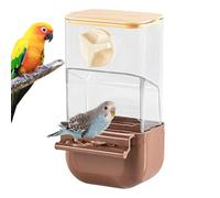 Automatic Parrot Feeder with Large Capacity Food Dispenser. Features Husk Separation, Cleaner Feeding. Ideal for Outdoor Use, with a Perch Easy Access, Perfect for Garden Decoration