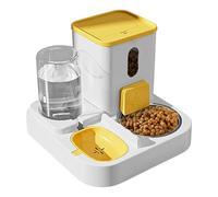 Automatic Pet Feeder, Cat Dog Food Dispenser, 11.02x11.02x8.86 Inches Large Compact Non Toxic Lightweight Stable Pet Feeder to Furry Friends, for Home and Travel, Outdoor