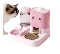 Automatic Pet Feeder - Refill System, Small Animal Food Station with Sturdy Transparent Reservoir, Natural Flow Supply Mechanism, Ideal for Busy Household Schedule