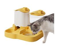 Automatic Pet Feeder, Water Food Dispenser, 12.8x11.81x9.84 Inches Spill Proof Bowl with ABS PP Build, Large Capacity Feeder Design with Water, Pet Style with Cleaning, Feeding Accessory for Cats Dogs