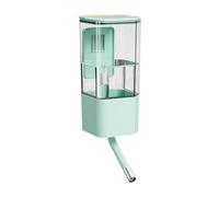 Automatic Pet Water Bowl - 49oz Cage Mounted Dispenser | Top Fill Spill-Proof Bottle, Leak-Proof Rolling Ball Feeder for Cat, Kitten, Puppy, Rabbit, and Home Living Room Use