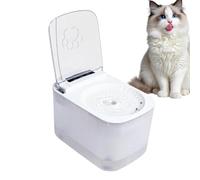 Automatic Pet Water Fountain 3L 24,5 x 17,5 x 16,5 cm 740 g | Sensor Motion Cat Dog Bowl with Quiet Filter | USB recargable 2600 mAh 15 Day Battery Life