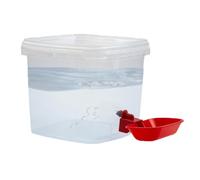 Automatic Pet Waterer, 3l Wide Water Dispenser, Durable Bowl with Flow Control Feature, Food Grade Material, Drinking Fountain with Easy Clean Design, Pet Water Bowl for Home and Dorm