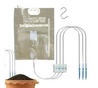 Automatic Plant Drip Watering Bags, Automatic Watering System, Houseplant Irrigation Bag With 4 Outlets For Vacation Office Apartment Garden Nursery Growers Terrace Young Trees