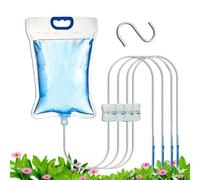 Automatic Plant Drip Watering Bags, Automatic Watering System, Houseplant Irrigation Bag With 4 Outlets For Vacation Office Apartment Garden Nursery Growers Terrace Young Trees