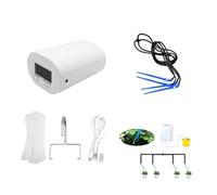 Automatic Plant Flower Watering Pump Home Sprinkler Drip Irrigation Device 2/4/8/16 Heads Pump Timer System Kit Garden Tool(16 pump kit)