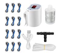 Automatic Plant Waterer, Automatic Drip Irrigation Kit, Intelligent Power-Off Protection Gardening Houseplants Waterer Aid with Timer for Greenhouse, Balcony, Yard
