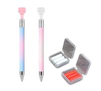 Automatic Refillable Wax Pen, Fine Point Diamond Art Accessories, Diamond Art Pens Refillable with Wax, for Diamond Art Nail DIY Craft (2 pcs-A)