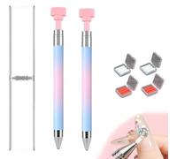 Automatic Refillable Wax Pen - Upgrade Refillable Wax Pen for Diamond Painting, Automatic Refill Diamond Art Pens for DIY Craft, Bring Shining Mood (2Pcs-A)
