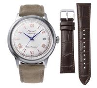 Automátic Reloj de Hombre + Correa ORIENT BAMBINO RA-AC0027S30B Cuero Beige