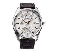 Reloj ORIENT RA-BA0005S Hombre Automático Acero Correa Cuero Esfera Gris Nuevo
