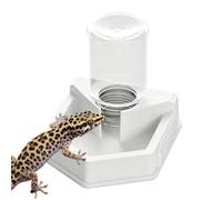 Automatic Reptile Water Fountain, Inverted Scratching Support Waterer 100ml | Reptile Water Feeder Bowl for Tank Lizards Turtles Snakes Geckos Indoor Habitat Medium Reptiles
