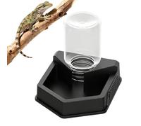 Automatic Reptile Water Fountain, Inverted Scratching Support Waterer 100ml | Reptile Water Feeder Bowl for Tank Lizards Turtles Snakes Geckos Indoor Habitat Medium Reptiles