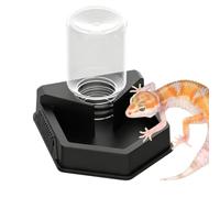 Automatic Reptile Water Fountain, Inverted Scratching Support Waterer 100ml | Reptile Water Feeder Bowl for Tank Lizards Turtles Snakes Geckos Indoor Habitat Medium Reptiles