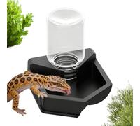 Automatic Reptile Water Fountain, Inverted Scratching Support Waterer 100ml | Reptile Water Feeder Bowl for Tank Lizards Turtles Snakes Geckos Indoor Habitat Medium Reptiles