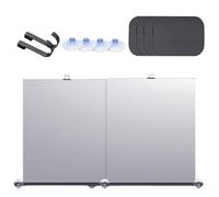 Automatic Retractable Car Sunshade,2025 New Retractable Windshield Sun Shade for Car, 27x53 Inch Suction Cup Sunshade for Various Models, UV Blocking Protects for Drivers (2Pcs Front+4Pcs Side)