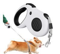 Automatic Retractable Dog Leash, Ergonomic Handle Leash, 16-Foot Walking Strap with Comfort Grip Handles Ideal for Small to Large Breeds, Traveling, Parks and Daily Strolls, Black