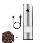 Automatic Salt Shakers - USB Rechargeable Salt Grinder Pepper Shakers | Portable Pepper Grinding Machine, Adjustable Coarseness, Mill for Kitchen