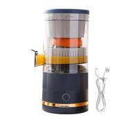 Automatic Separation Juicer, Citrus Fruit Press Machine, 7.4v Portable Orange Squeezer Blender, Juice Extractor with Container for Lime, Orange, Grapefruit, 4.33x9.25 Inches