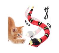Automatic Snake Cat Toy, USB Smart Sensing Reality Remote Control Snake Kitten Toy Prank Pet Gift