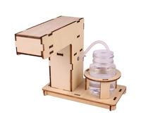 Automatic Soap Dispenser, Dispenser Kit, 4x3x3 inches, Wooden Sensor Touchless Handmade, Invention Craft Model for Students, Kitchen Bathroom Sink Nursery School Science Project STEM Toy