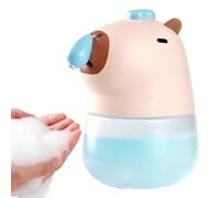Automatic Soap Dispenser Touchless - Adjustable Liquid Output For Kitchen & Bathrooms | Capybara Shape USB Rechargeable Touchless | Bathroom Hand Soap Dispenser | For Home Apartment Dormitory Bathroom