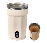 Automatic Stirring Cup - 300 ml Stainless Steel Recargable, High Speed Magnetic Coffee Mug | Electric Stirring Cup For Milk Juice Cocoa Beverage Home Kitchen Office Travel Outdoor Camping Use
