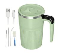 Automatic Stirring Cup - Electric Mixing Mug | 400ml Rechargeable Coffee Cup with Temperature Display, Portable Beverage Blender, Smart Drinkware for Home Office Travel