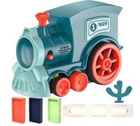 Automatic Train, Fun Train Toys, Colorful Lights Musical Effects Interactive Play Lightweight Design, Kindergarten Toy Set for 3-12 Year Olds Kids 6.3x3.94x2.76 Inches