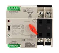 Automatic Transfer Switch 2P 100A | Dual Source ATS for Generator Backup/Home/Office | PC Grade 50kA Short - Circuit Withstand | W2R - 100 Model
