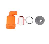 Automatic Vent Valve | High Flow Rate for Hydronic Heating/Plumbing Systems | Leak - Mitigating Gas Release Valve for Radiators/Boilers | G1 Bottom, G1 / 2 Top Thread (Tipo compuesto 6632B PP)