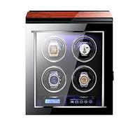 Automatic Watch Windefo4 Watches LCD Touch Screen Display with Remote Control Wood Shell Piano Finish Quiet