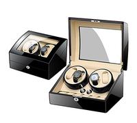 Automatic Watch Winder 6+7 Watches PU Leather Case For Automatic Watches Rotation Stops When Opening The Lid Luxury Watch Winder With Lock And Key For Watch Storage 5 Rotation Modes ( Color : A )