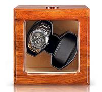 Automatic Watch Winder For 2 4 6 8 Watches Wood with Quiet Motor Flexible Watch Pillows Fit Lady and Man Watches Watches Display Box(White-2+0